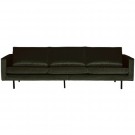 WOOOD RODEO 3 SEATER VELVET DARK GREEN HUNTER thumbnail