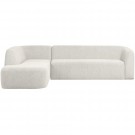 WOOOD SLOPING CORNER SOFA LEFT PEARL MELANGE thumbnail