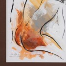 4stk, Nakenhet, håndmalt akrylmaling 57x63 thumbnail