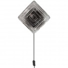 Piazza firkantet vegglampe glass thumbnail