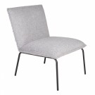 Namsen - Lenestol Grå 73.5x63x82.5 Polyester, trä, metall, 1stk- i pakke thumbnail