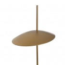 Gulvlampe matt gyllent jern/marmor 35x35x148 thumbnail
