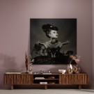 WOOOD LAVISH TV UNIT WITH DESIGNED DOORS WOOD WARM BROWN thumbnail