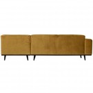 WOOOD STATEMENT CORNER SOFA RIGHT VELVET HONEY YELLOW thumbnail