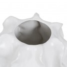 VASE WHITE CERAMIC DECORATION 26 X 26 X 38 CM thumbnail
