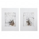 2stk, Abstrakt,  håndmalt lerret 90x120 thumbnail