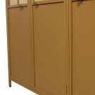 WOOOD EXHIBIT XL 3-DOORS CABINET METAL HONEY YELLOW thumbnail