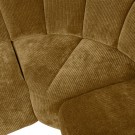 WOOOD MOJO CORNER SOFA RIGHT / LEFT WOVEN RIB FABRIC HONEY YELLOW thumbnail
