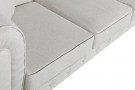 COUCH POLYESTER WOOD 209X84X76 CREAM thumbnail