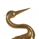 FIGURE HERON GOLD METAL DECORATION 24 X 19 X 87 CM thumbnail