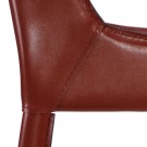 Denzzo CHAIR BROWN SKIN ROOM 48 X 52 X 86 CM thumbnail