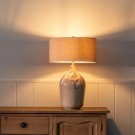 Bordlampe beige metall 45x45x66 thumbnail