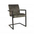 MILO DINING CHAIR HUNTER GREEN VELOUR thumbnail