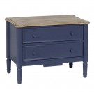 AUXILIARY FURNITURE BLUE WOOD 80 X 45 X 60 CM thumbnail