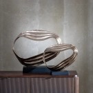 Sølv farget figur 37x15x32 thumbnail