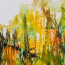 Abstrakt, håndmalt lerret 146x96 thumbnail