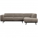 WOOOD STATEMENT CORNER SOFA RIGHT FLAT RIB CLAY thumbnail