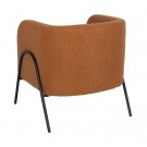 ARMCHAIR TERRACOTTA FABRIC-METAL ROOM 68 X 66 X 74 CM . 614514 thumbnail