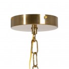 CEILING LAMP GOLD METAL / GLASS LIGHTING 40 X 40 X 80 CM thumbnail