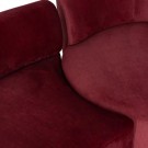 SOFA 3 PIECES BORDEAUX FABRIC ROOM 405 X 112 X 70 CM thumbnail