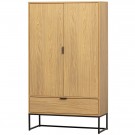 WOOOD SILAS 2-DOORS CABINET OAK DECOR [fsc] thumbnail