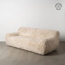 BETTAN 3 SEATER SOFA BEIGE FABRIC 240 X 107 X 79,50 CM thumbnail