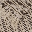 2 pledd i pk. PLAID BEIGE COTTON  125 X 150 CM thumbnail