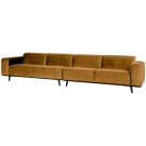 WOOOD STATEMENT XL 4-SEATER 372 CM VELVET HONEY YELLOW thumbnail