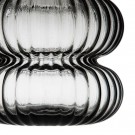 Vase i grått glass 17x17x25 thumbnail