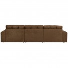 WOOOD SECOND DATE 3-SEATER STRUCTURE VELVET BRASS thumbnail