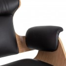 Kontorstol med 5 trinser - NATURAL-BLACK 68 X 62 X 85 CM thumbnail