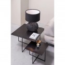 WOOOD SET OF 2 - OLAN SIDETABLE METAL WARM BROWN thumbnail