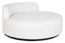 COUCH POLYESTER 150X150X69 BORREGUITO WHITE thumbnail