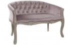 COUCH POLYESTER WOOD 107X61X71 PINK MB-158153 thumbnail