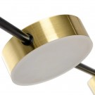 Taklampe svart-gull metall 70x10x9 thumbnail