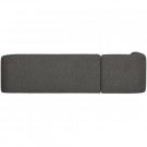 WOOOD SLOPING CORNER SOFA LEFT GREY/BLACK MELANGE thumbnail