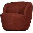 WOOOD SERRA SWING ARMCHAIR - FLAT WOVEN POLYESTER FABRIC - CHILI  thumbnail
