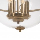 CEILING LAMP GOLD METAL / GLASS LIGHTING 40 X 40 X 80 CM thumbnail