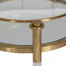 CAMARERA FURNITURE GOLDEN METAL ROOM 50 X 50 X 82 CM thumbnail