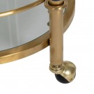 CAMARERA FURNITURE GOLDEN METAL ROOM 50 X 50 X 82 CM thumbnail
