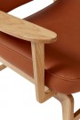 Hübsch Haze Lounge Chair Brown thumbnail