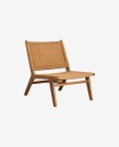 NORDAL CLUB LOUNGE CHAIR, TEAK/WEAVING thumbnail