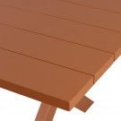 Delta piknikbord aluminium terra 220x100cm thumbnail