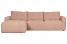 Vtwonen BAR CHAISE LONGUE WOVEN FABRIC LEFT PINK thumbnail