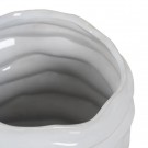 VASE WHITE CERAMIC DECORATION 19 X 18 X 28 CM  thumbnail