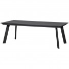 WOOOD Veerle spisebord aluminium/polywood antrasitt 100x220cm thumbnail