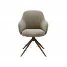 BERN DINING CHAIR MUSHROOM BOUCLE/BROWN thumbnail