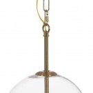 CEILING LAMP GOLD METAL / GLASS LIGHTING 33 X 33 X 54 CM thumbnail