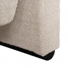 ARMCHAIR BEIGE FABRIC ROOM 60 X 90 X 63 CM thumbnail