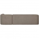 WOOOD SLOPING CORNER SOFA RIGHT LIGHT BROWN MELANGE thumbnail